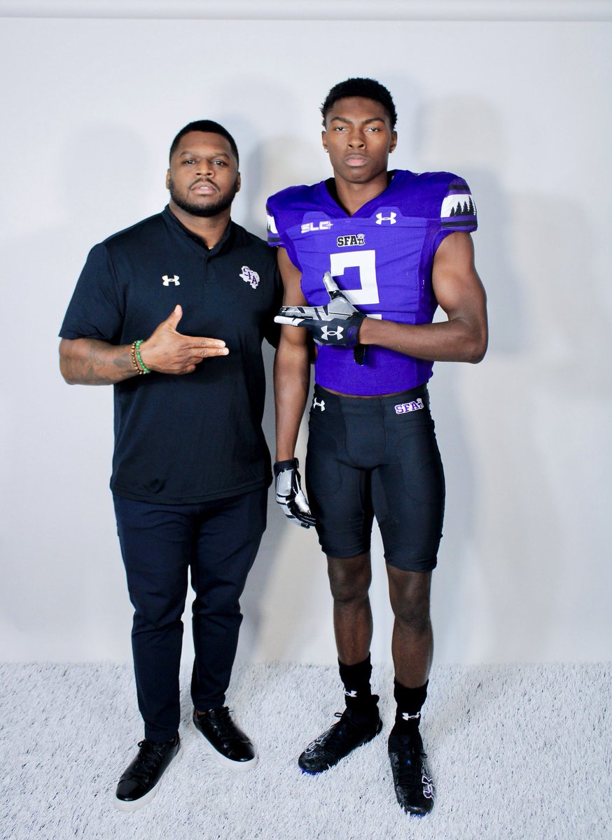 Greg “G2” Gipson Jr (@greggipson25) on Twitter photo #AGTG After a great conversation with <a href="/CoachTrice8/">Marcus Trice</a>, Im Extremely Blessed To Receive A Offer from <a href="/SFA_Football/">Lumberjack Football</a>. Very thankful for my coaches <a href="/coachsjacksonjr/">Coach Stephen Jackson Jr.</a> @5JustScored <a href="/Bobby_QUE7/">Bobby Watkins III</a> <a href="/CoachDCanyon/">Don Canyon</a> <a href="/Coachjdallen/">Coach Jonathan Allen Sr. ™️</a> <a href="/Coach__RJ/">Coach RJ</a> #AGTG After a great conversation with <a href="/CoachTrice8/">Marcus Trice</a>, Im Extremely Blessed To Receive A Offer from <a href="/SFA_Football/">Lumberjack Football</a>. Very thankful for my coaches <a href="/coachsjacksonjr/">Coach Stephen Jackson Jr.</a> @5JustScored <a href="/Bobby_QUE7/">Bobby Watkins III</a> <a href="/CoachDCanyon/">Don Canyon</a> <a href="/Coachjdallen/">Coach Jonathan Allen Sr. ™️</a> <a href="/Coach__RJ/">Coach RJ</a>