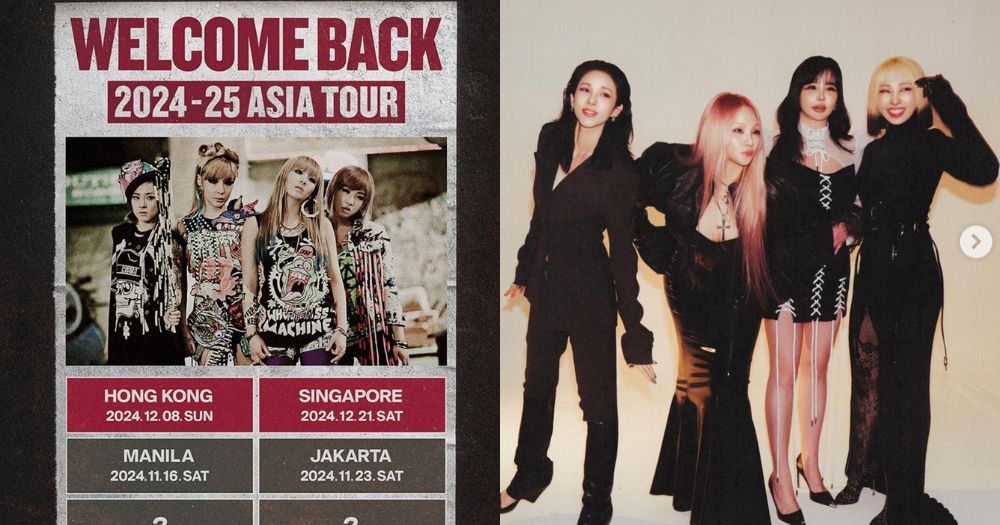 MothershipSG's tweet photo. K-pop girl group 2NE1 makes comeback concert in S'pore on Dec. 21, 2024
https://t.co/x6gTuSLxsB https://t.co/mHpfcCDILK