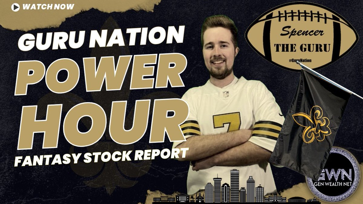 Guru Nation Power Hour debut episode live after Monday Night Football! 
youtube.com/live/LHHD8ECGu…