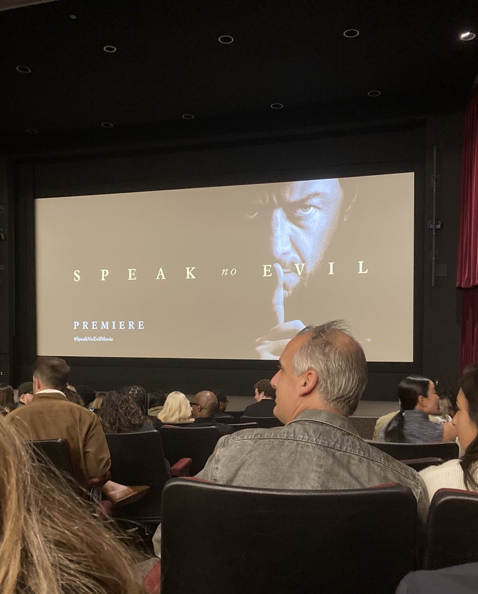 sat 2 rows behind joe gatto at the premiere of speak no evil and i was more starstruck at him than anyone else