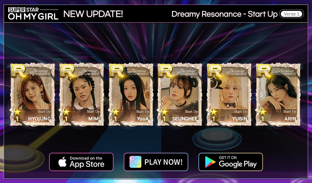 SuperStar_GL's tweet photo. [🎹SSOM] OH MY GIRL - Start Up [Verse 1]

SONG &amp; PACKAGE &amp; MISSION UPDATE!

Start Up 한정 테마를 지금 바로 슈스옴에서 만나보세요!
Get the Limited theme right now on SSOM!

👉 https://t.co/YEON2rlscL

#슈퍼스타오마이걸 #SUPERSTAROHMYGIRL 
#슈스옴 #SSOM
#오마이걸 #OHMYGIRL https://t.co/ipAaWoztpz