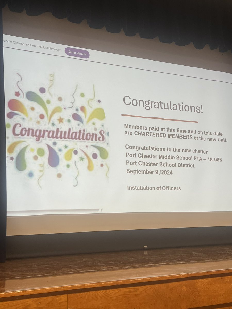 PCMS PTA Charter Night 💙🤍🐏
Congratulations to our new PTA Executive Board! Looking forward to an amazing year ahead for our PCMS Ramily <a href="/MrRomanoRocks/">Mr. Bryant Romano</a> <a href="/ChristineCR23/">Christine CR</a> Steven Vargas