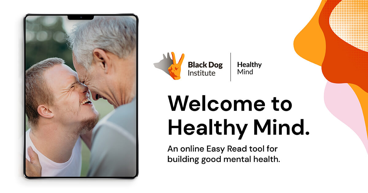 In light of <a href="/ruokanyday/">R U OK?</a> we want to share Healthy Mind - an online Easy Read tool developed by the <a href="/blackdoginst/">Black Dog Institute</a> to help empower people with intellectual disability to build good mental health. Click here for Easy Read mental health resources and videos: healthymind.org.au