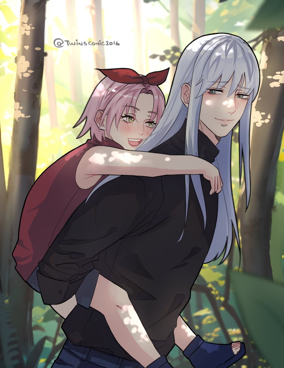 I commissioned <a href="/Twinscomic2016/">Twins Comic</a> smoll Sakura and Dan for my Sakura Senju AU and look how cuuuute this is 😭😭 She is baby 🥹🥹

I love it so much 😭😭🫶🫶