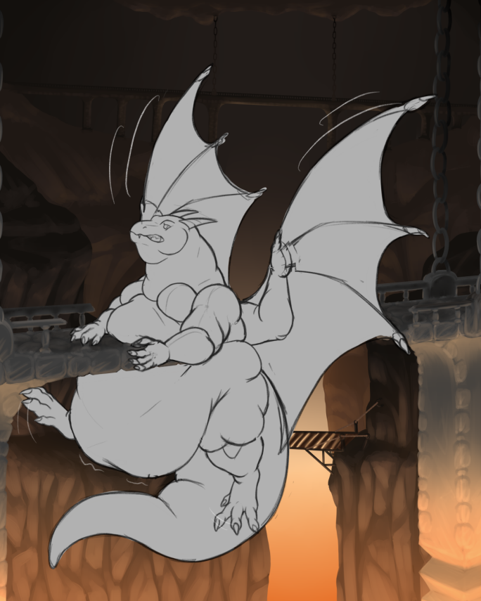 soon to be my first YCH, background's collabed with my partner mazhthegrey on FA :3c