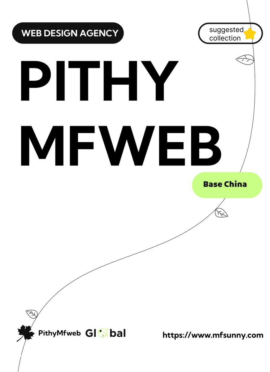 PithyMfweb's tweet image. Hi guys! Here A China-based global web dev agency, specializing in design &amp;amp; digital marketing. We&apos;re passionate about crafting engaging, high-quality web pages to connect you with ideal customers, driving conversions.
Designing a creative web page is not difficult, Follow us!🌟