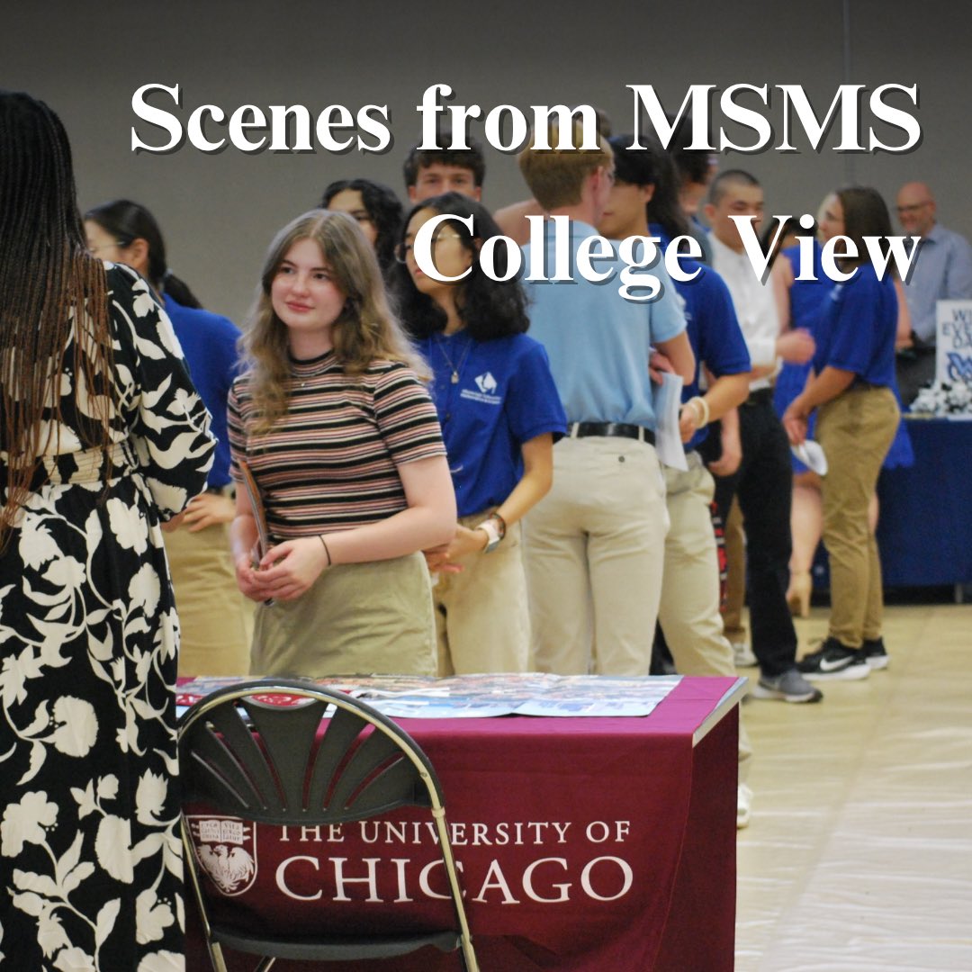 msmsvision's tweet image. MSMS student welcomed colleges from all over the country for the 2024 College View today [Sept. 9].