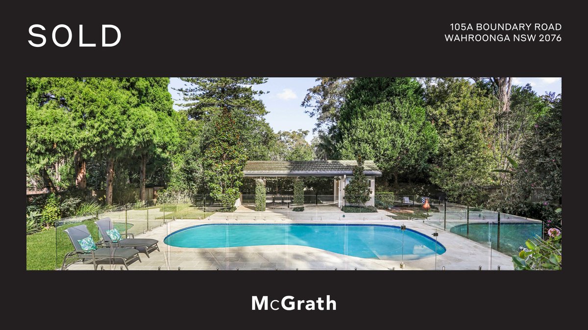 AlexGayl's tweet photo. 🛌 5 🛀 3 🚘 2
📍 105A Boundary Road, Wahroonga, NSW, 2076

My latest sale on RateMyAgent.

https://t.co/Fmxk7iGQkC

...
#ratemyagent #realestate #McGrath_Wahroonga https://t.co/yL0DeiIw5h