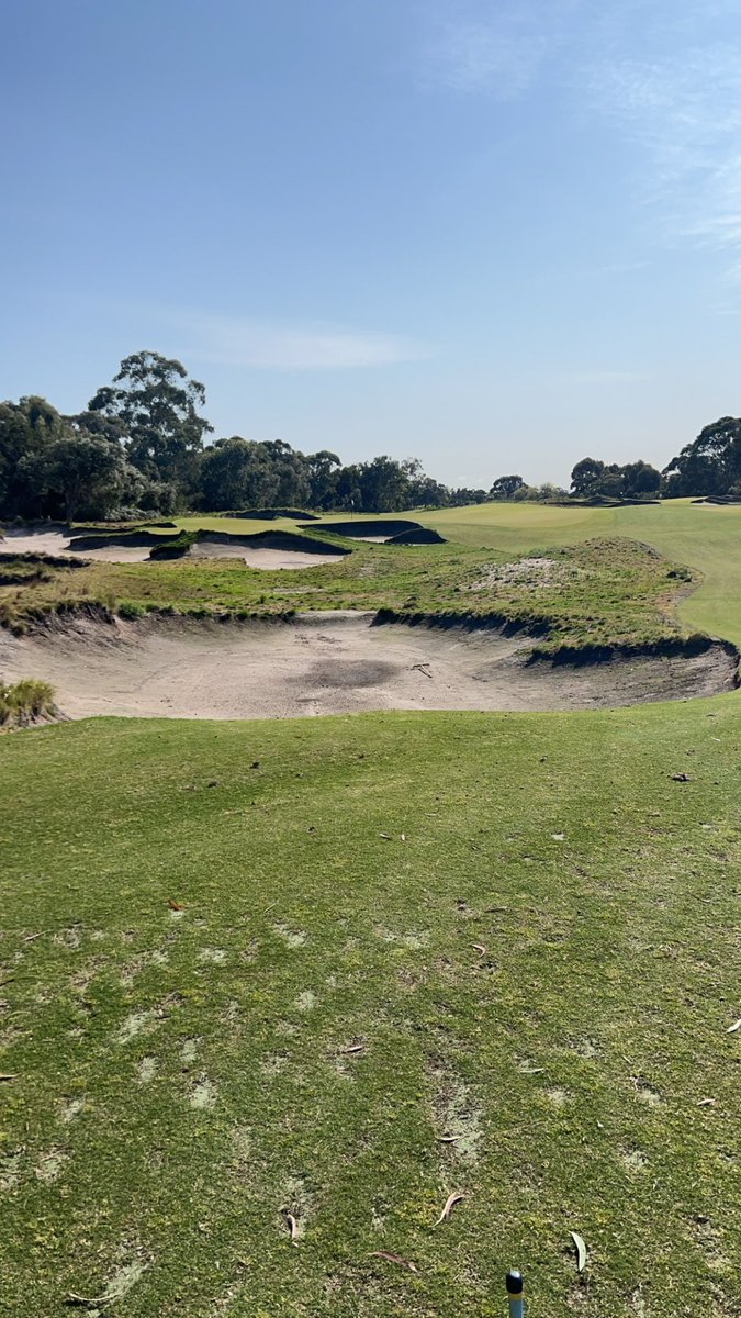 Cracking morning on The Furrows at Kingston Heath 👌