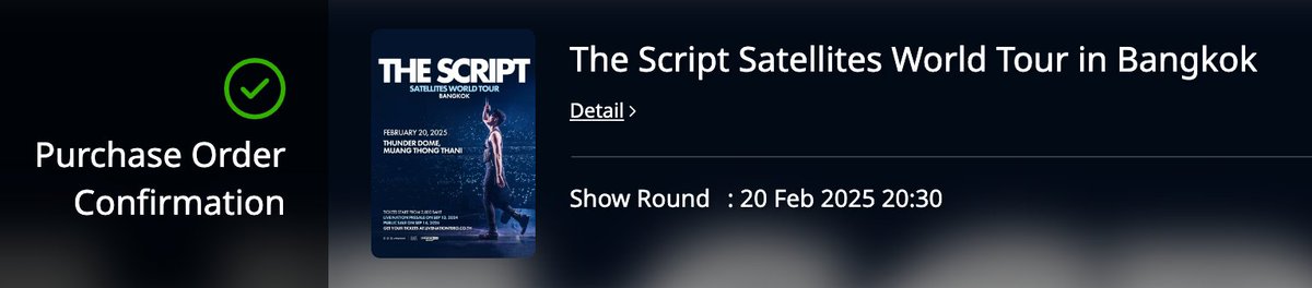 Guete's tweet image. ซียูคับพี่แดนนี่ 🥹🥹🥹 #TheScriptSatellitesWorldTour #SatellitesWorldTourBangkok