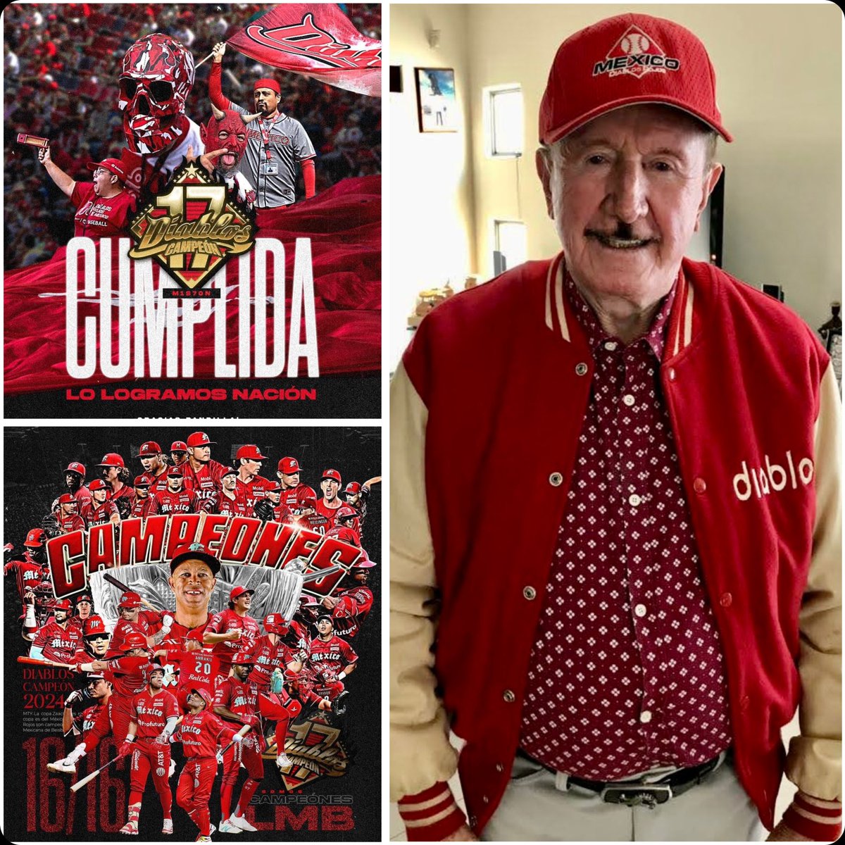 Muchas Felicidades <a href="/DiablosRojosMX/">DiablosRojosMX</a> Por Ese Campeones De La @ligamexbeis Serie Del Rey 2024 Reciban Un Fuerte Abrazo Tod@s Quienes Forman  La Familia <a href="/DiablosRojosMX/">DiablosRojosMX</a> 
<a href="/alfredoharphelu/">Alfredo Harp Helú</a> <a href="/MiguelOjedaS/">Miguel Ojeda</a> <a href="/elivanterrazas/">Iván Terrazas</a> <a href="/J_Del_Valle/">Jorge Del Valle M.</a>  <a href="/RobinsonCano/">Robinson Cano</a> <a href="/BauerOutage/">Trevor Bauer (トレバー・バウアー)</a> <a href="/JaphetAmador/">japhet amador</a> <a href="/Othon_DiazV/">Othon Díaz</a>
