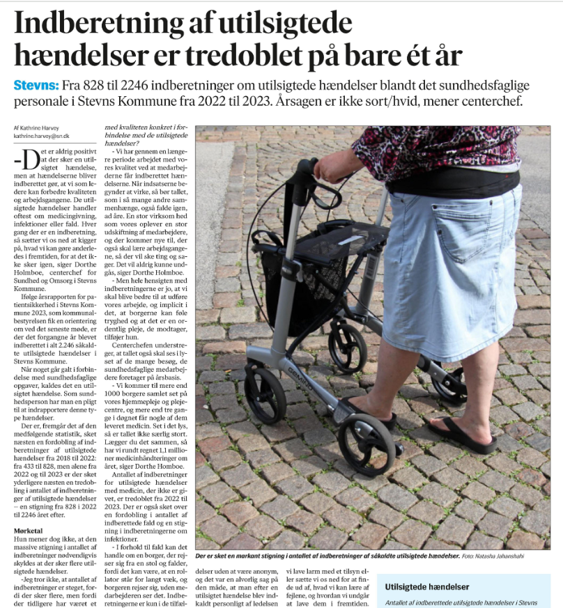 Vibeke Rischel (@vibekerischel) on Twitter photo Patientsikkerhedskultur er under opbygning & må ikke nedrives med lukning af DPSD og afvikling af sanktionsfri rapportering <a href="/StevnsKommune/">Stevns Kommune</a> er et godt eksempel på hvordan kultur udvikles over tid til gavn for læring og #patientsikkerhed <a href="/sophieloehde/">Sophie Løhde</a> <a href="/MonikaaRubin/">monika rubin</a> <a href="/stinuslindgreen/">Stinus Lindgreen</a> Patientsikkerhedskultur er under opbygning & må ikke nedrives med lukning af DPSD og afvikling af sanktionsfri rapportering <a href="/StevnsKommune/">Stevns Kommune</a> er et godt eksempel på hvordan kultur udvikles over tid til gavn for læring og #patientsikkerhed <a href="/sophieloehde/">Sophie Løhde</a> <a href="/MonikaaRubin/">monika rubin</a> <a href="/stinuslindgreen/">Stinus Lindgreen</a>