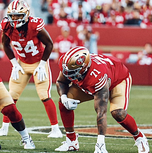 Coach_Yac's tweet image. Trent WIlliams did not allow a single pressure against the Jets on 33 pass-blocking snaps 🦍

via: @NextGenStats