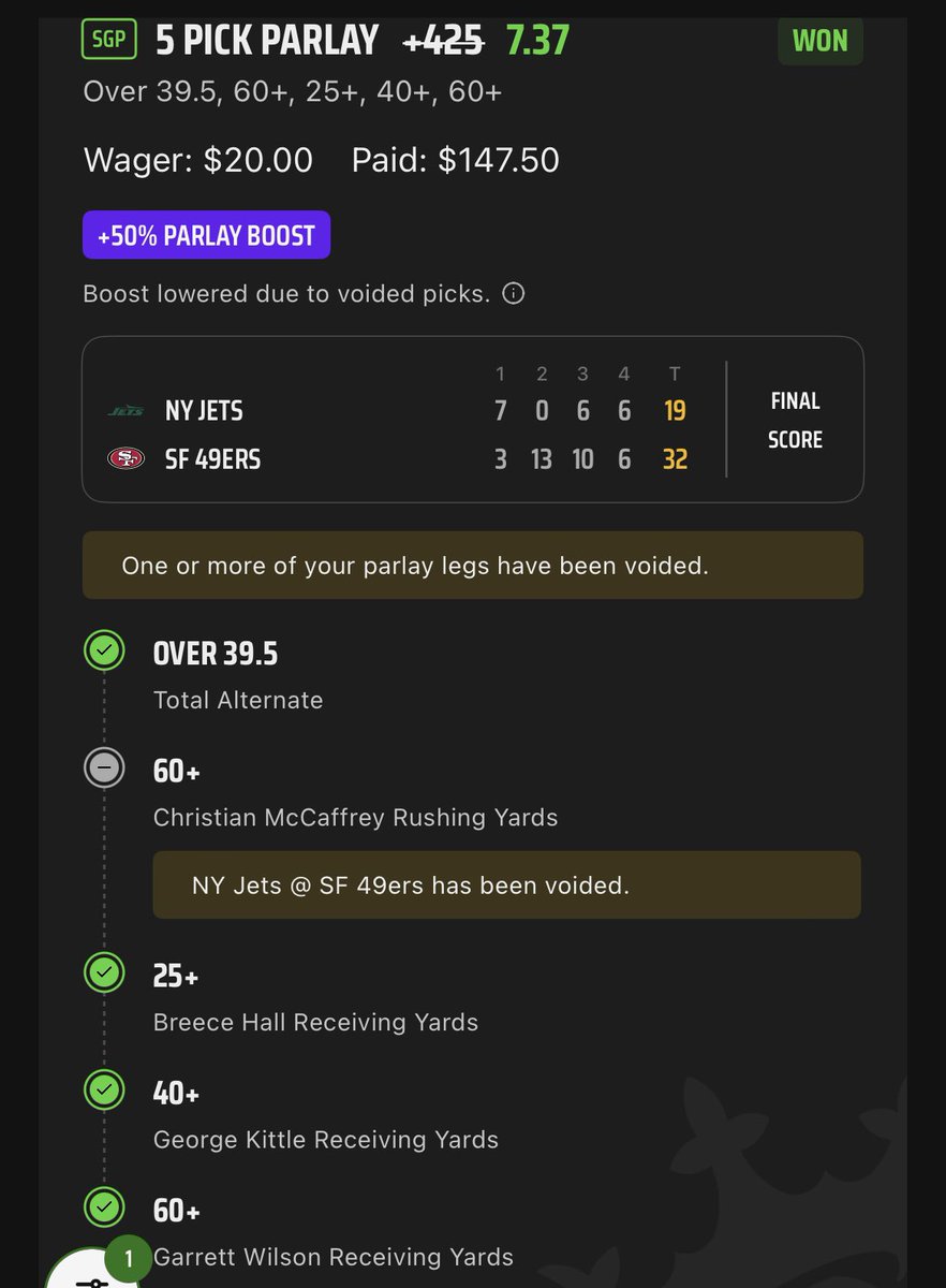 DamEHiTz's tweet photo. Back on track #MNF was a good one 💰 #GamblingX https://t.co/jHUTK0uGk1
