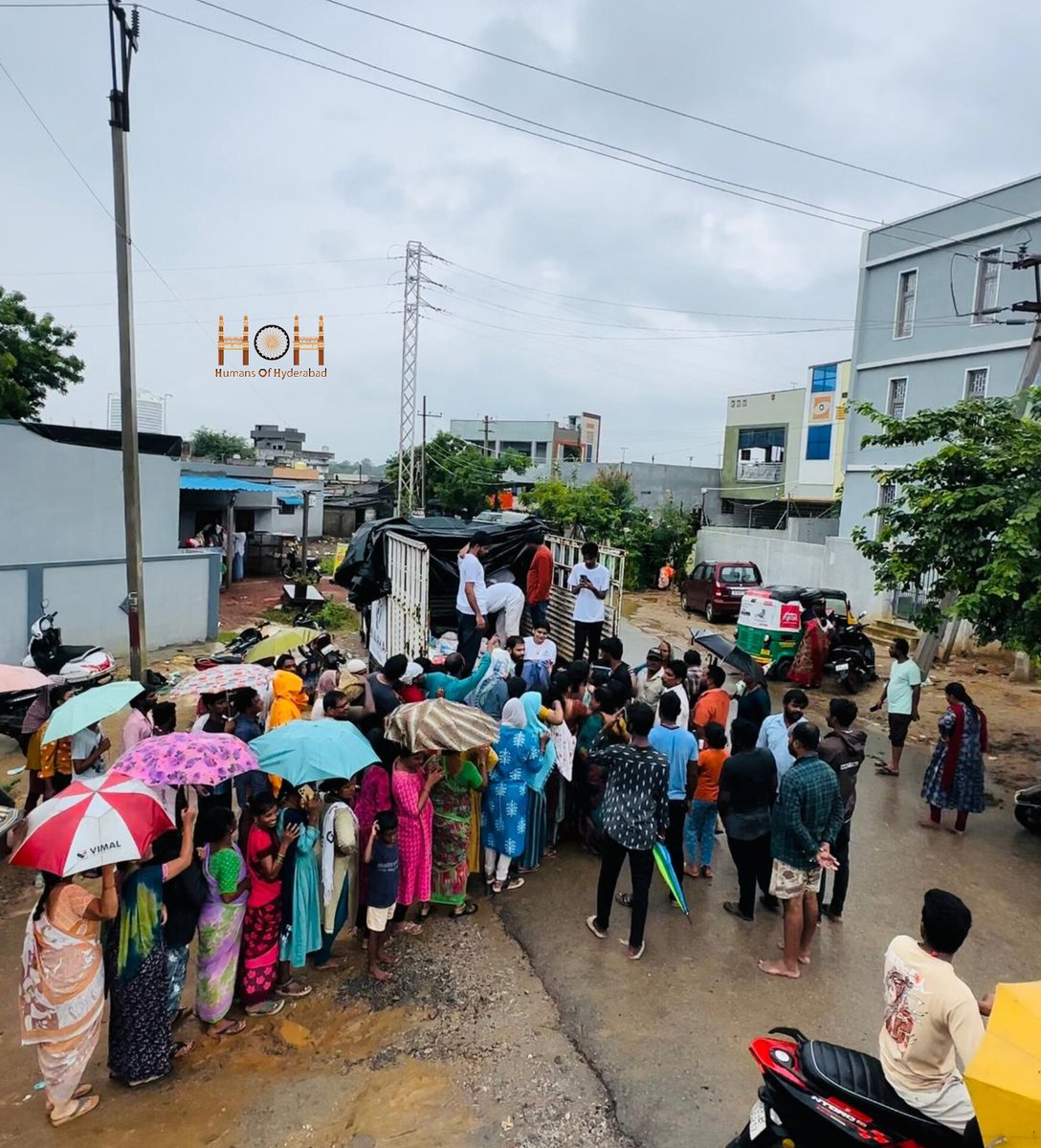 (Part 1/2) "When I first heard about the devastating floods in the Khammam and Vijayawada regions of Telangana and Andhra Pradesh, I was shocked. I prayed to Goddess Durga, hoping the rising water levels of the Krishna and Godavari rivers wouldn't lead to more destruction. For
