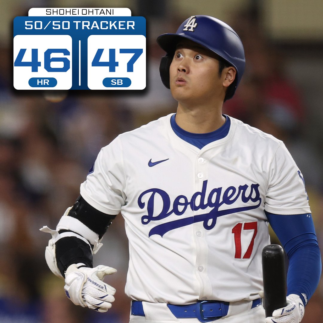 Even Shohei Ohtani can't believe how close he is to 50/50 👀
