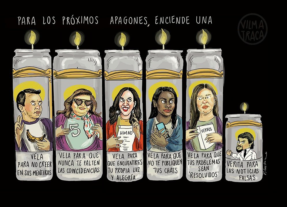 #Apagones #CartónNoboa #Ecuador #Vilmatraca