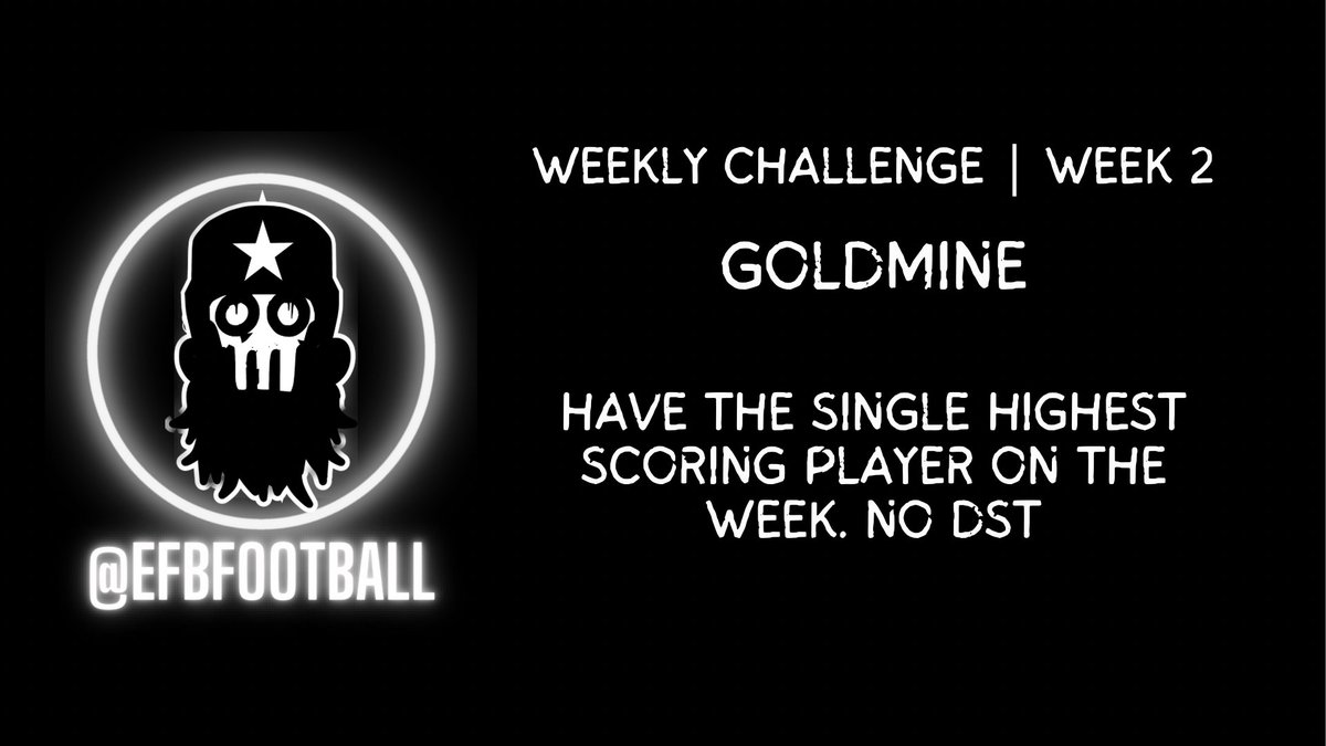 EFBFootball's tweet photo. CONGRATS TO… me.. for @D1__JW scoring 13+ points but no TDs for this weeks challenge. 

WEEK 2 #weeklychallenge #dynastyff #dynasty #fantasyfootball #EFB https://t.co/gG61h78PHS