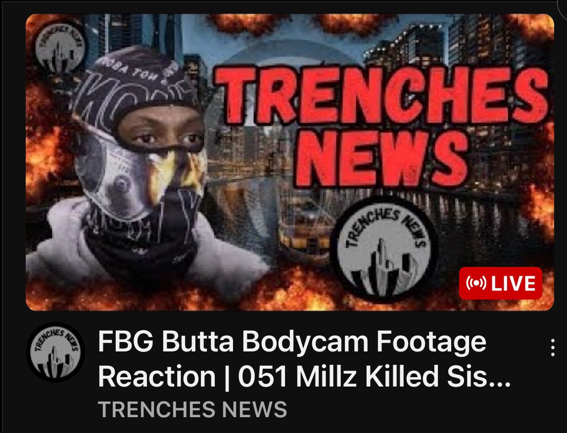 NeNe3837's tweet image. FBG Butta Bodycam Footage Reaction | 051 Millz Killed Sister Also Shot &amp;amp;... youtube.com/live/ibpHbcgnE… via @YouTube #ChicagoNews #viral2024 #trenchesnews #shooting #arrested