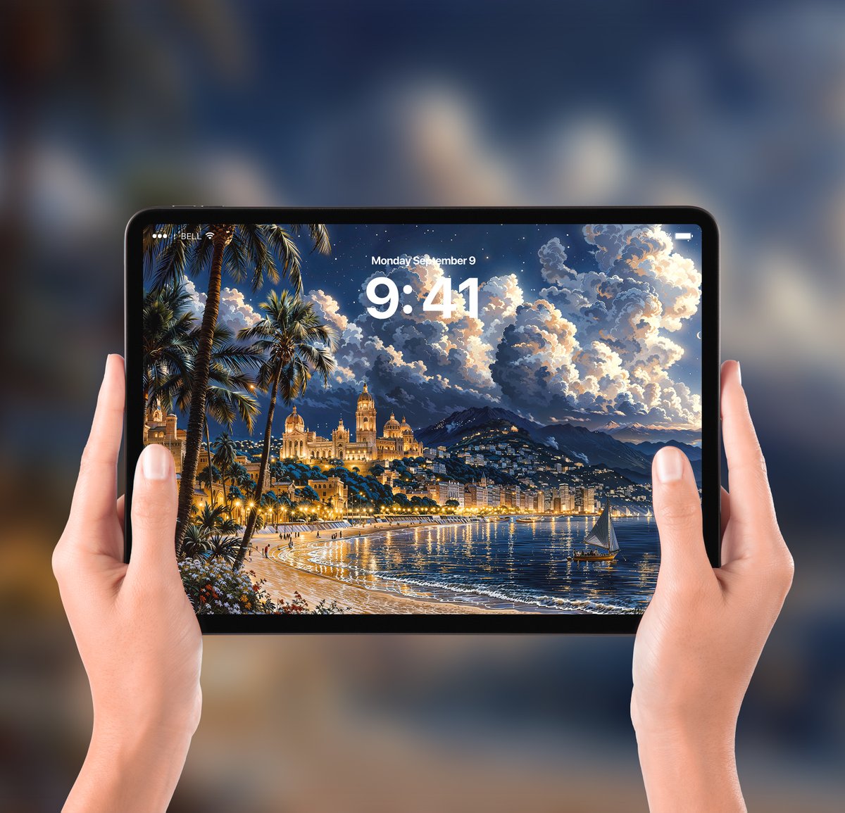WallAesthetica's tweet photo. Aesthetic French Riviera iPad wallpaper. https://t.co/yecuJdJUYl