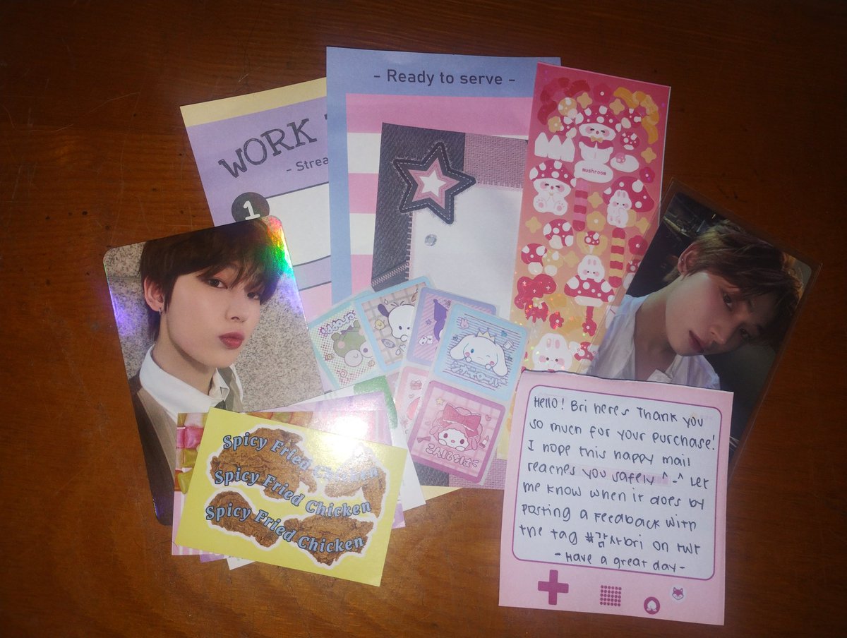 riaaflor_'s tweet photo. 💌: #감사bri @2425ths
— hii po! Sunoo came home. Thank you so much po for the freebies and for packing it so well 💗 https://t.co/lwb5HyBto2