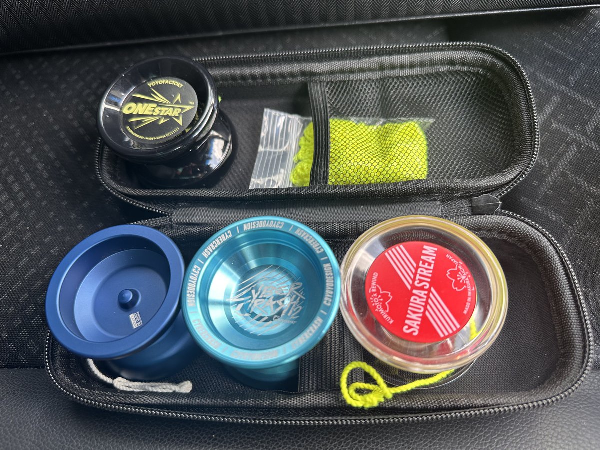 外持ち運びヨーヨーセット ケースはダイソーで300円(@yellow3249 さん