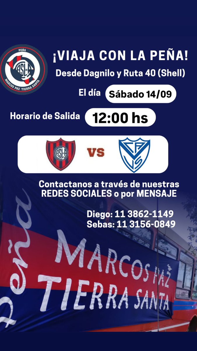 MPazTierraSanta's tweet photo. Ya estamos anotando para el micro!! ✍ 💙❤💙

Si sos de Marcos Paz o alrededores ¡Viaja con nosotros!
Mandanos msj privado o comunicate con alguno de los chicos para que te anoten 💙❤💙
#sanlorenzo https://t.co/Phkwa3v70a