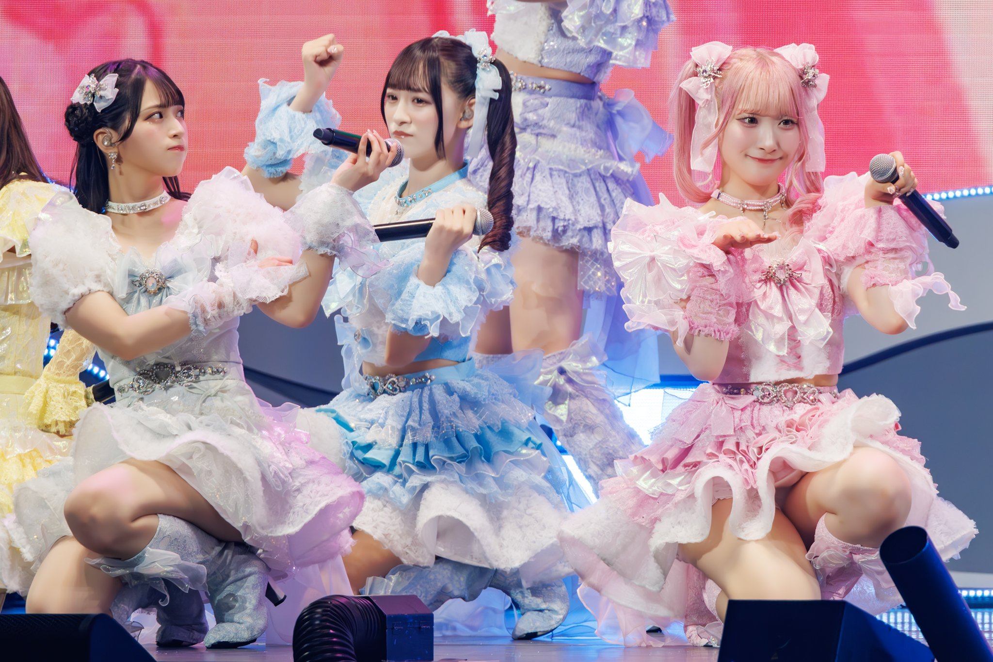 【自引き品】音嶋莉沙 イコラブ 7周年コンサート衣装 チュウ 直筆　コンプ 中古生写真(女性) イコールラブ(=LOVE)/音嶋莉沙/上半身/「=LOVE