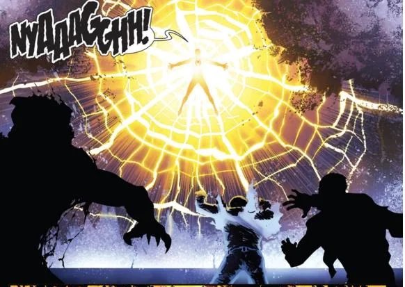 Demons try to over run him. 

“Power of Friendship!” 

He then sends out a wide venom blast, sending the enemies around him flying while letting the spirit bomb siphon all the energy he could muster. Falling to the ground afterwards, hoping he gave just enough to help end this.