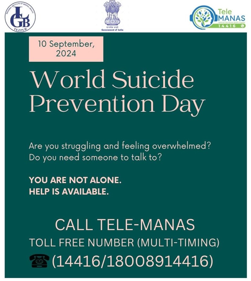 ghanshyamchy's tweet photo. World Suicide Prevention Day 
10th September, 2024.

Theme: Changing the Narrative on Suicide. https://t.co/uWKY4B5Zye