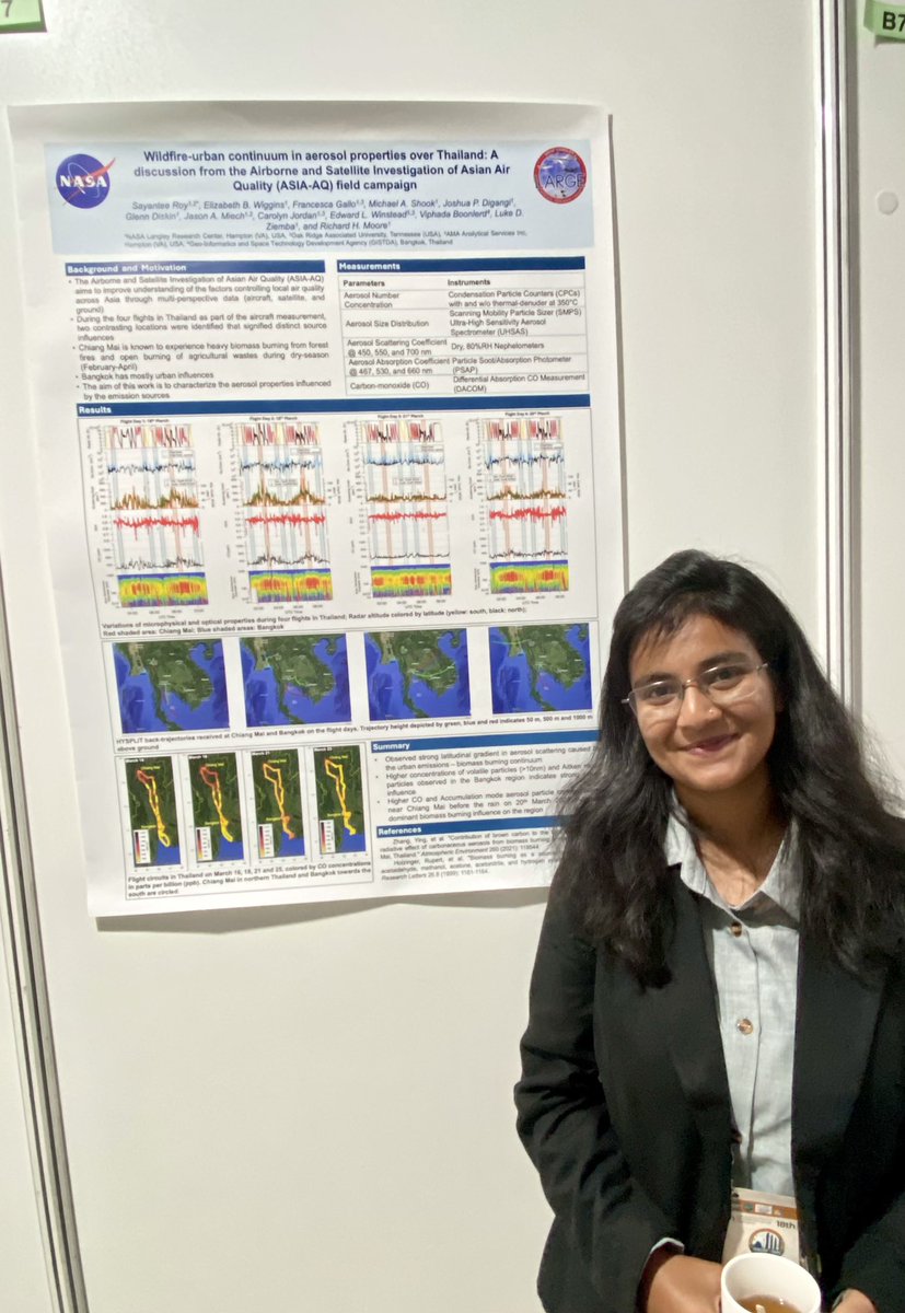 elianiezani's tweet photo. Fascinating work by ECR Roy on her aircraft monitoring emissions! @IGAC_ECR #ICACGP #IGAC2024 #kualalumpur https://t.co/bxHRqxnbnx