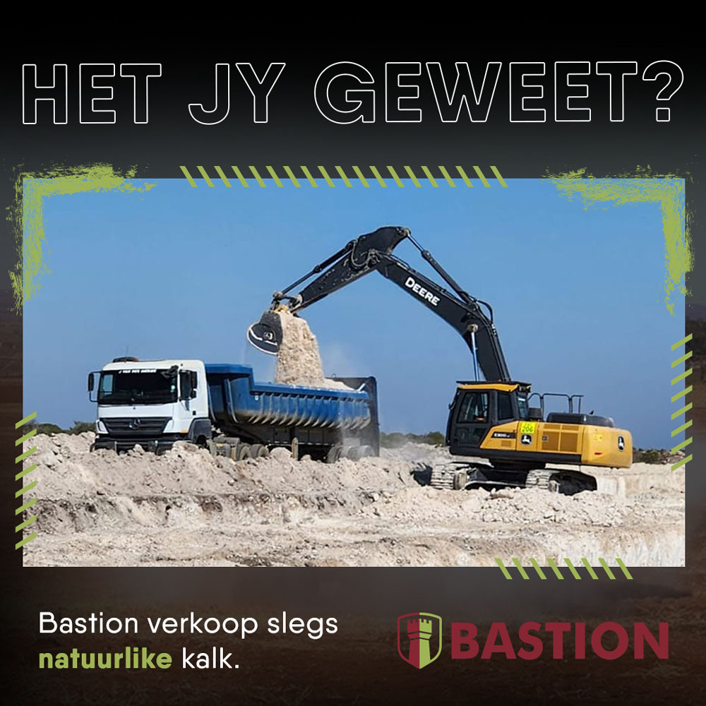 bastionlime's tweet photo. Vir Bastion is verantwoordelike kalkontginning baie belangrik! 👏 
Ons verkoop slegs natuurlike kalk. Kontak ons gerus!
📞 018 464 7707
✉ sales@bastionlime.co.za
#Bastion #Kalk #NatuurlikeKalk https://t.co/nQsdr5XHZR