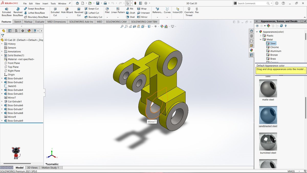 NSirawann's tweet image. #เขียนแบบ #รับงานเขียนแบบ #solidwork ค่ะ ถนัดงานเครื่องกล 
ทักมาสอบถามแบบคุยรายละเอียดงาน ราคาคุยกันได้ค่ะ ยินดีให้บริการค่ะ☺️🙇🏻‍♀️ #วาดรูป3D #รับทําการบ้าน #2D
