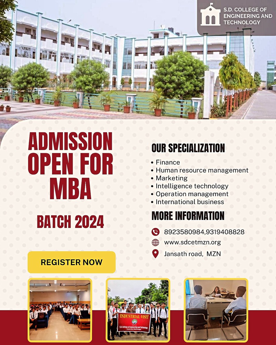 SdcetA60860's tweet image. "Excited to embark on a new journey! Ready to take on the challenges and opportunities that an MBA program brings. Here’s to growth, learning, and the next chapter! 📚🚀 #MBABound #NewBeginnings #FutureLeader"