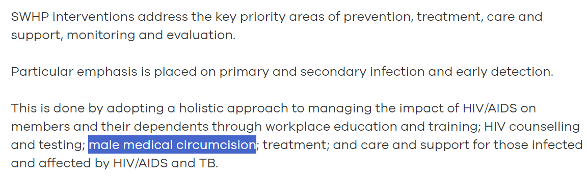 PunchUpPress's tweet photo. 2. In 2013, Nikki Soboil, head of the SACTWU's Worker Health Program, called for male circumcision to be incorporated into the trade union's HIV programs (for reasons?). This proved quite lucrative, as they were later granted nearly $40 million for VMMC. https://t.co/wyFqH41w82 https://t.co/we2NyjVIuk