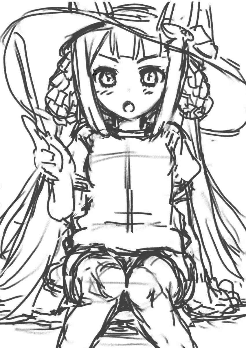 #皆さんラフと塗った後を見せてください 
Twitter(X)を始めてから一番変わったことは絵を完成させることが増えたことですね
始める前はラフ止まりがほとんどで完成させることが稀でした
絵を公開する場所がある、人様に見てもらうことを意識するって大切なんだなと思いましたまる 