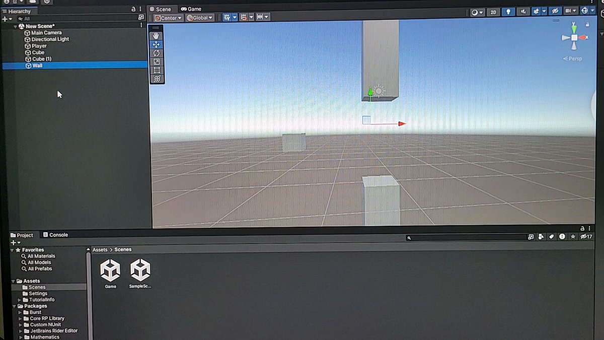 Unity始めました(3回目)
もう初心者でいいわ