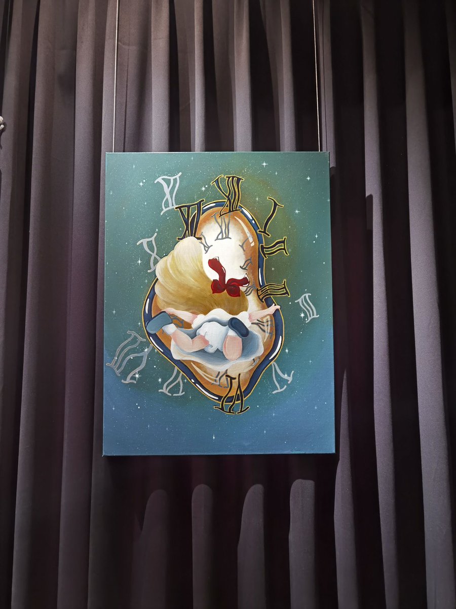 mata_mataartist's tweet image. “ LEVITATION Exhibition“
 Liberty of Art Gallery 🖼️✨
📍at Sukhumvit 56
📆 07 - 29 Sep.

Tiltle : TIME TRAVEL 🕚
Artist : MA TA 
Technique : Acrylic on Linen
Size : 60x80 cm 
#mata  
#Levitation
#LevitationExhibition
#Libertyofart