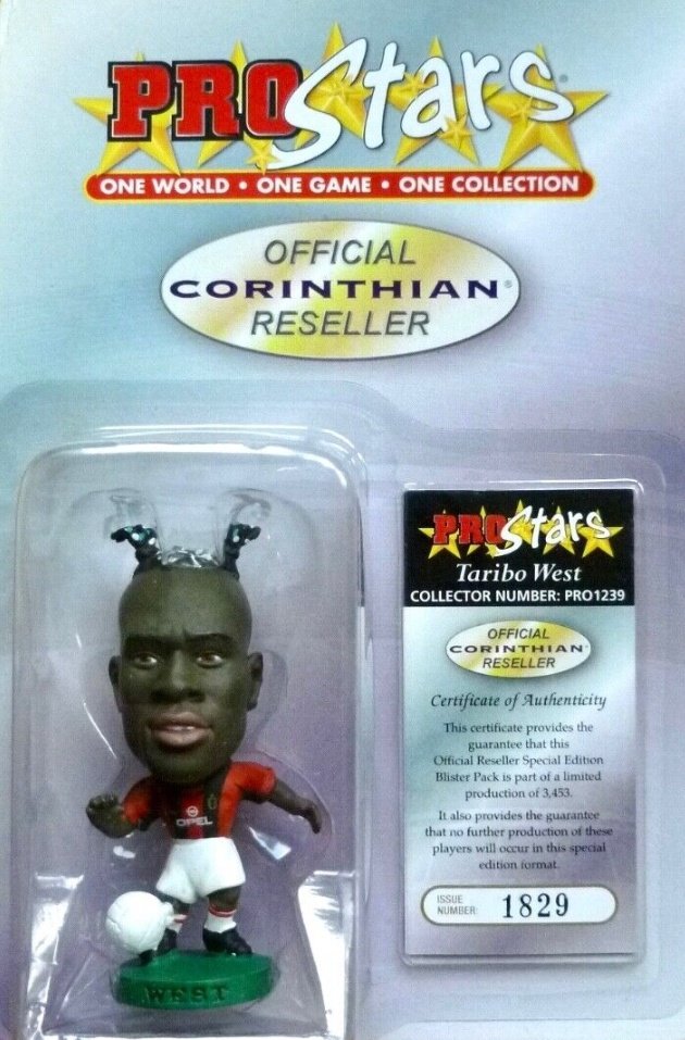 footballmemorys's tweet image. Taribo West Pro Star Corinthian Figure

#Corinthians #ProStars #Collectables