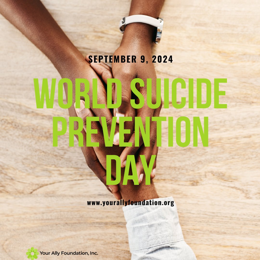 ally_foundation's tweet photo. #WorldSuicidePreventionDay 2024,

Let’s "Change the Narrative on Suicide" and #StartTheConversation. By breaking the silence and reducing stigma, we can create a culture of understanding, hope, and support for those in need.

  #WSPD2024 #CreatingHopeThroughAction https://t.co/DFKWv4ACWu