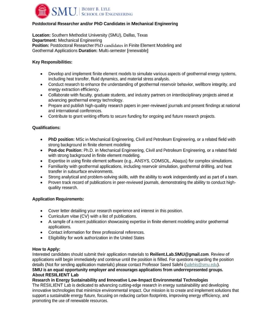 If you are looking for PhD/ postdoctoral position. Mention your discipline of interest so that I might post relavent position. Postdoctoral position United States #phd #postdoc #phdposition #postdocposition #phdlife #phdchat