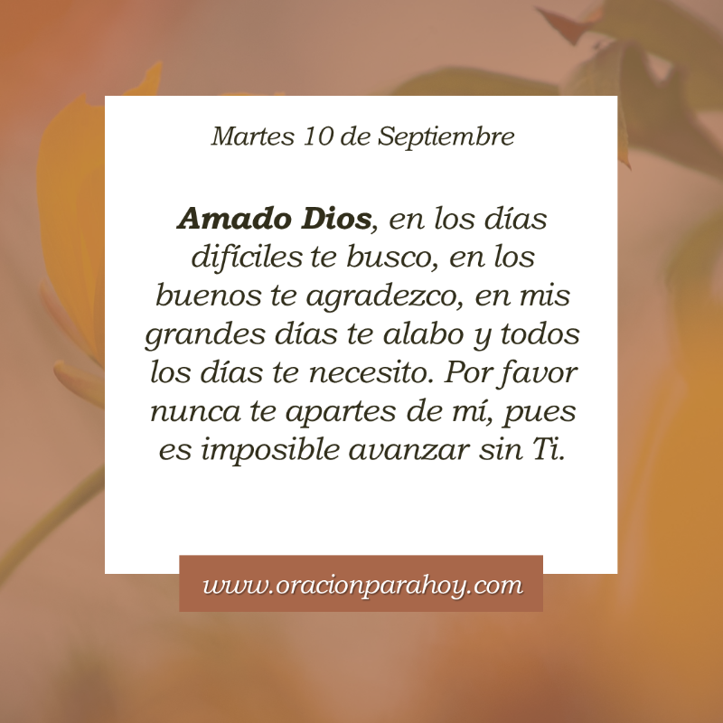 OracionParaHoy's tweet photo. Oración para hoy 10 de septiembre: https://t.co/0ZtvtvOLz9