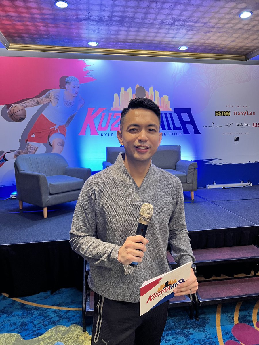 vmgasia's tweet photo. Migs &amp; Kuz 🙌🏼 Migs hosted KuzManila 2024! ❤️‍🔥 

📸 RM Chua

#MigsBustos #VMGTalent #HostingPH #HostPH https://t.co/qvV6zPWn4J