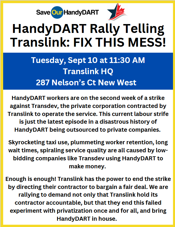 Amalgamated Transit Union Local 1724 tweet media