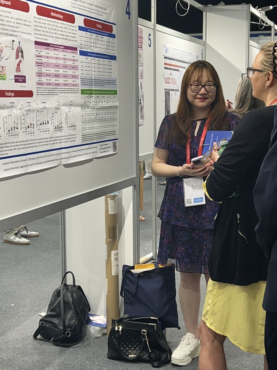 Sukhwinder Singh Sohal 🫁 (@romy_sohal) on Twitter photo Nice work <a href="/Monica_w_LU/">Monica (Wenying) Lu</a> presenting the 3rd paper on blood inflammatory profile from smokers and patients with early COPD at #ERS2024 Nice work <a href="/Monica_w_LU/">Monica (Wenying) Lu</a> presenting the 3rd paper on blood inflammatory profile from smokers and patients with early COPD at #ERS2024
