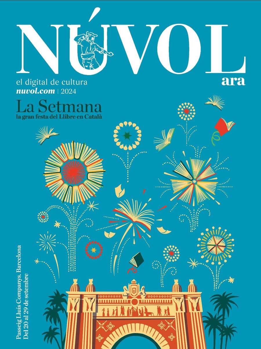 🗞️Ep! Un any més, Núvol edita i publica la revista oficial de <a href="/LaSetmana/">La Setmana</a> del Llibre en Català, que se celebrarà al passeig de Lluís Companys de Barcelona, del 20 al 29 de setembre

🗓️El pròxim diumenge 15 de setembre trobareu la revista encartada amb el <a href="/diariARA/">diariARA</a>