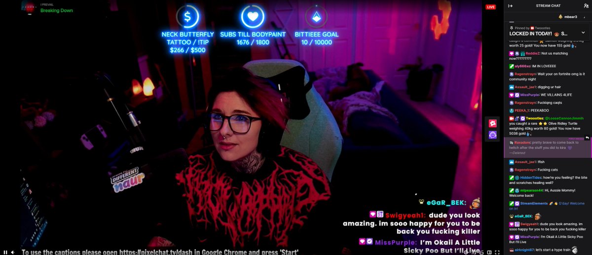 The fact that this cunt comes back and gets a hype train from her incel fan base is disgusting, hopefully twootles gets banned off all platforms cos shes a disgusting person