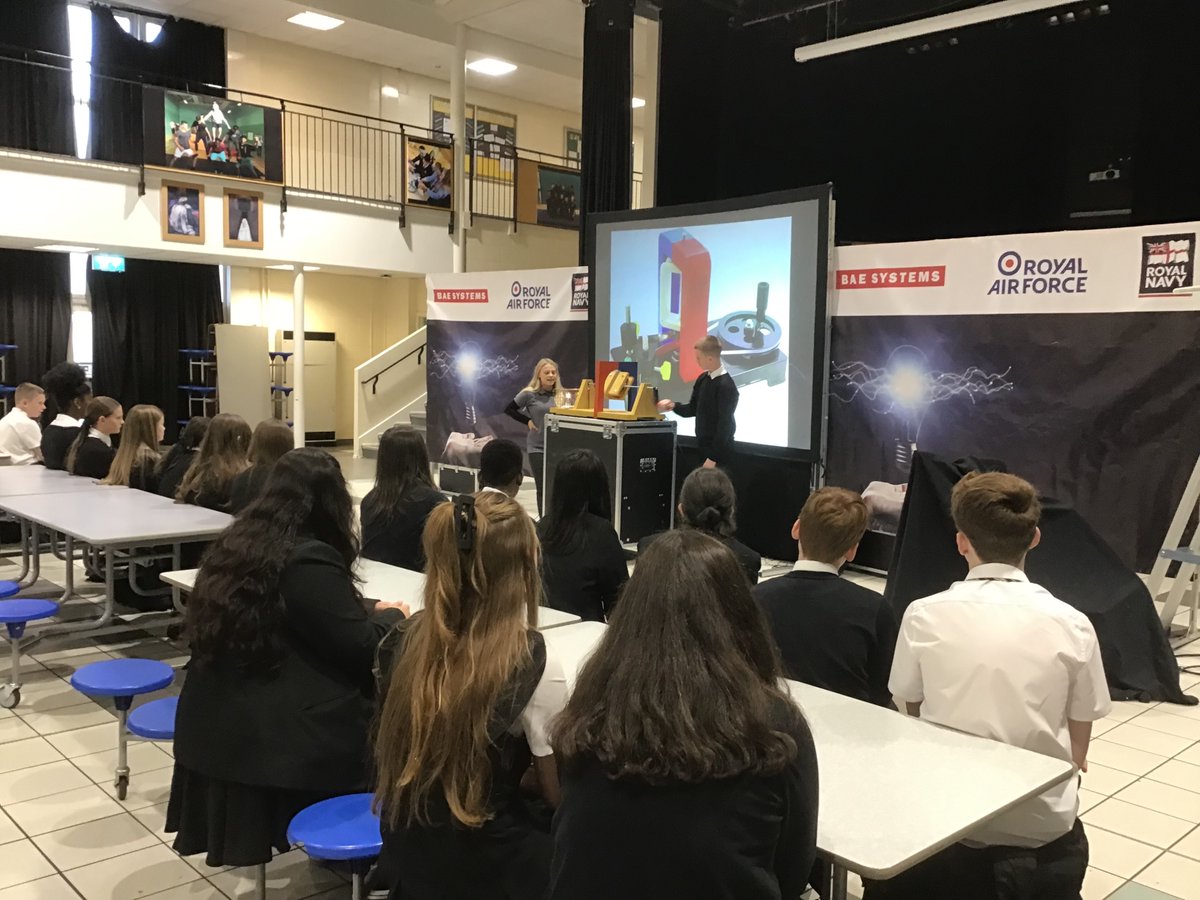 STAScience (@stascience1) on Twitter photo S2 & S1 pupils had a great time learning about generating electricity, circuits and engineering at the BAE roadshow event. Thank you very much to the team from BAE, RAF & Royal Navy for an inspiring show. <a href="/StThomasAqSec/">St Thomas Aquinas</a> S2 & S1 pupils had a great time learning about generating electricity, circuits and engineering at the BAE roadshow event. Thank you very much to the team from BAE, RAF & Royal Navy for an inspiring show. <a href="/StThomasAqSec/">St Thomas Aquinas</a>