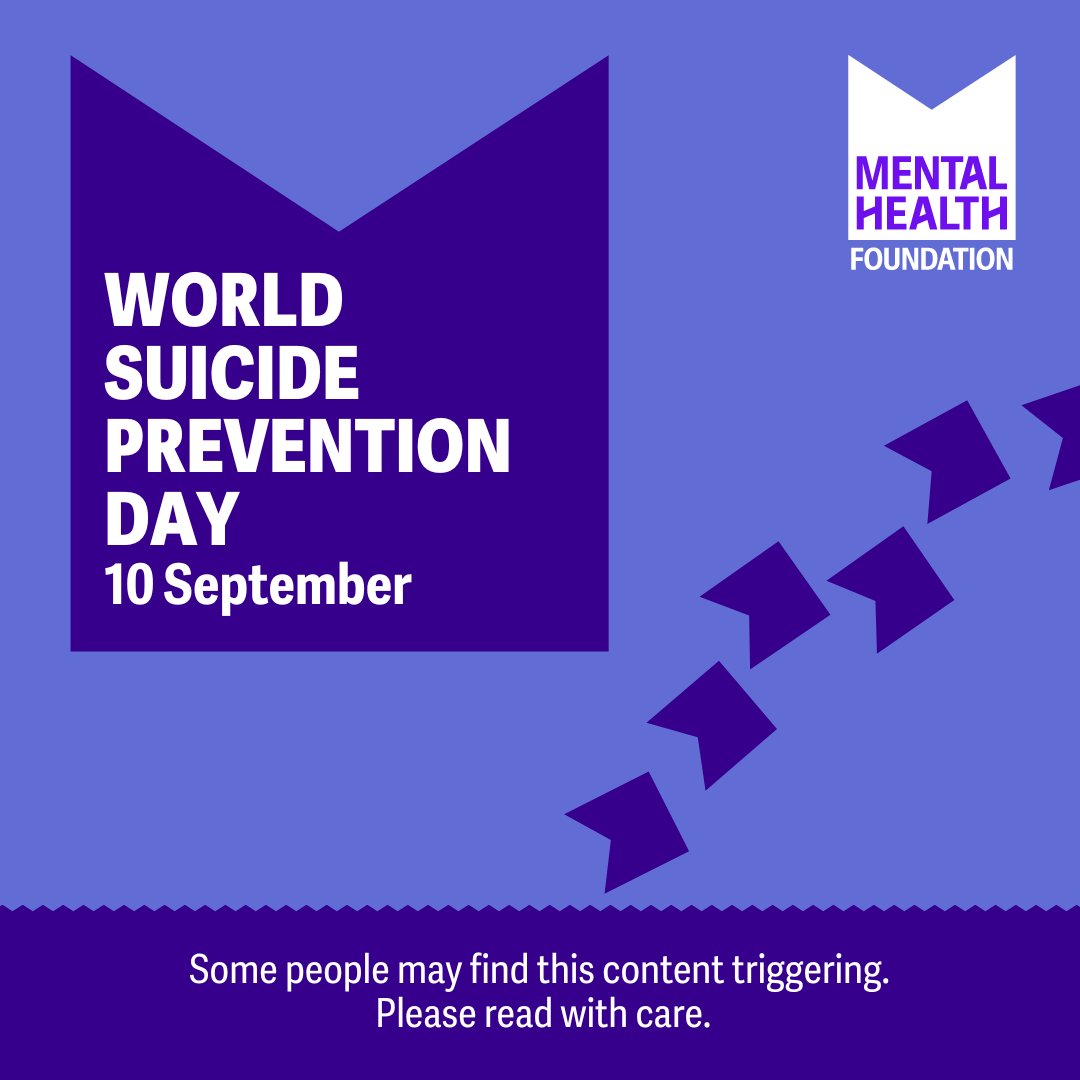mentalhealth's tweet image. It's World Suicide Prevention Day, and we're spreading the message that it's ok to talk about suicide.
If someone tells you they are having suicidal thoughts, there are ways we can make them feel safe and supported in that conversation. Read more here: bit.ly/4ge4qif