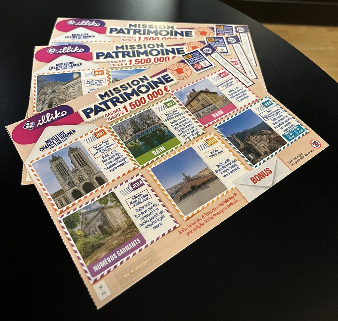 7ème édition de l’opération #MissionPatrimoine avec la commercialisation depuis 1 semaine du jeu de grattage dédié. Toujours très fier de pouvoir contribuer avec la #Mission <a href="/bernstephane/">Stéphane Bern</a> et la <a href="/fond_patrimoine/">Fondation du patrimoine</a> à la rénovation du patrimoine local en région !